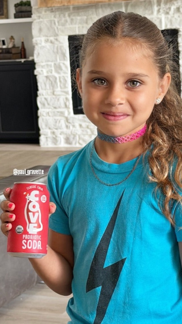 A young fan with a Classic Cola
