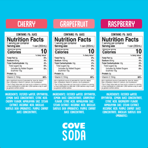 Fruity reds - Cove Soda