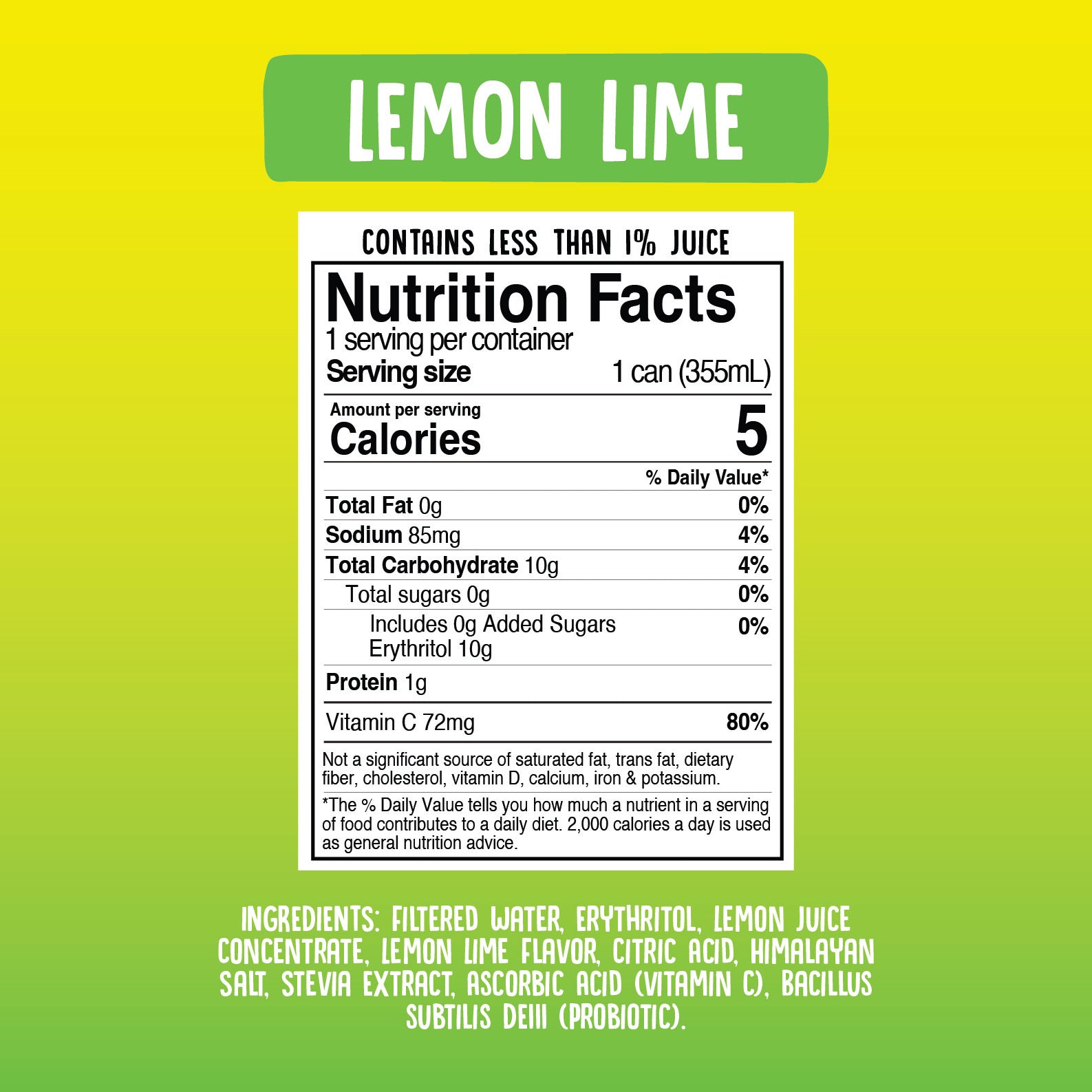 Lemon Lime - Cove Soda