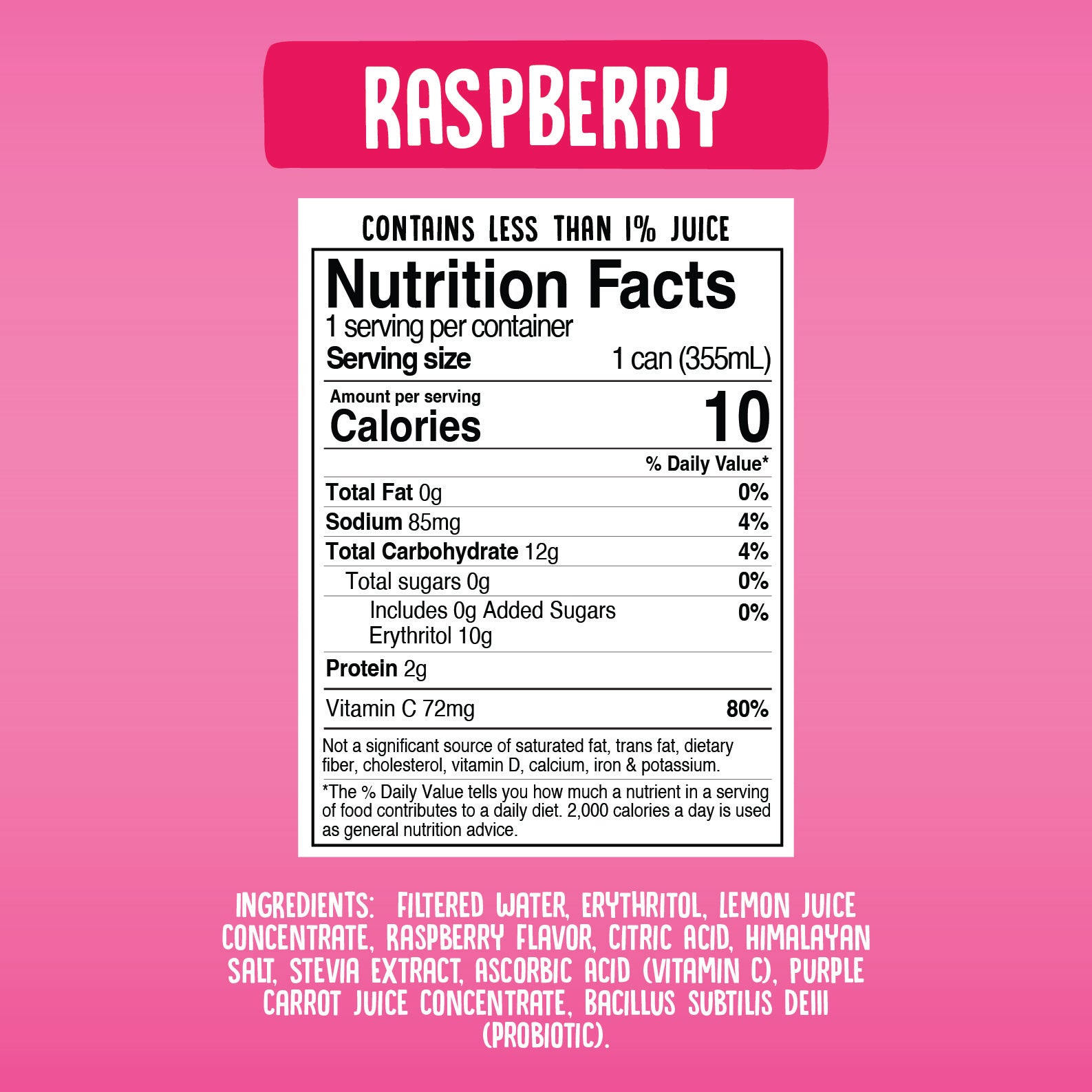 Rasberry - Cove Soda
